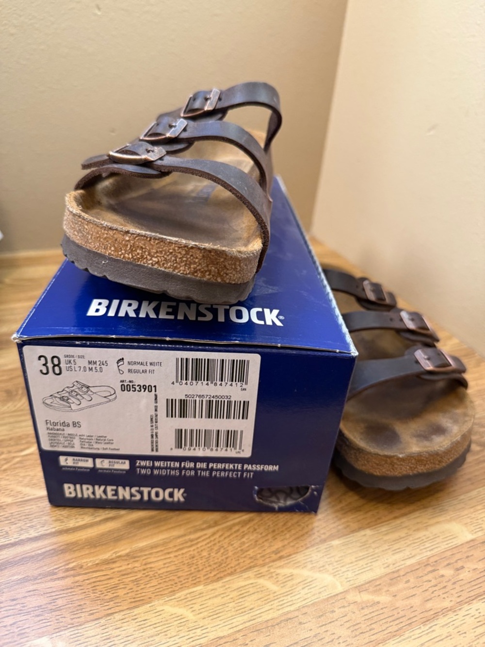 Birkenstock Florida Soft Footbed Habana Oiled Leather 38 - Picture 5 of 5